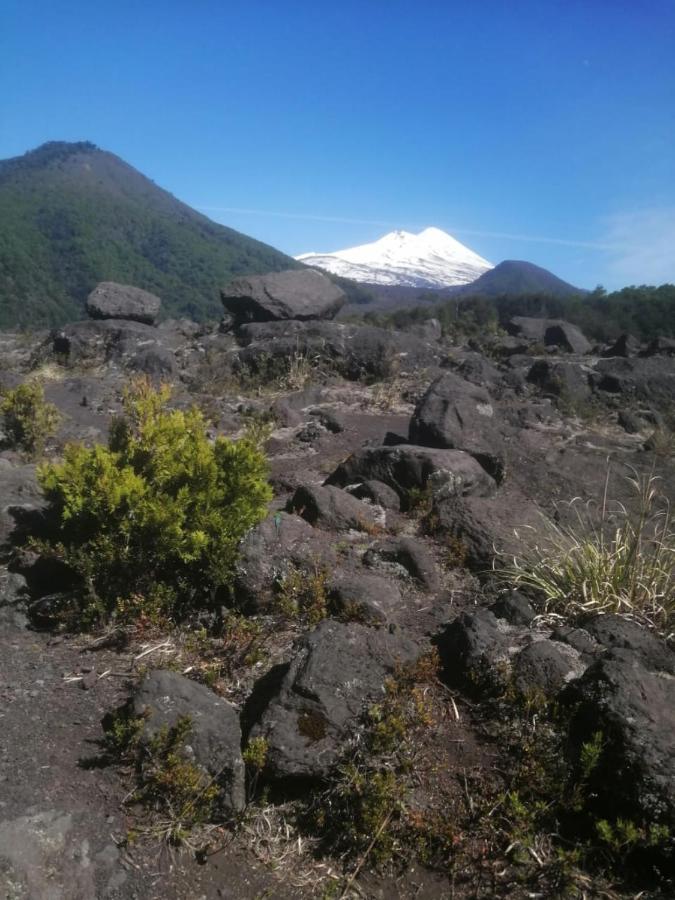 Cabana May Pao, Para 3 En Melipeuco Cerca Del Parque Nacional Conguillio Eksteriør bilde